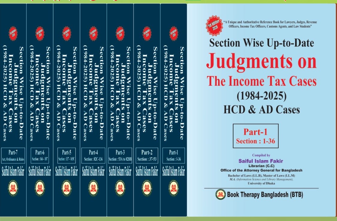 Section Wise Up-to-Date Judgments on The Income Tax Cases (1984–2025) – Part 1-7